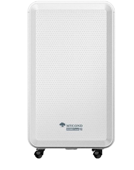 MyCond Roomer Smart 12 Kompakter Luftentfeuchter für Smart Home-Umgebungen.