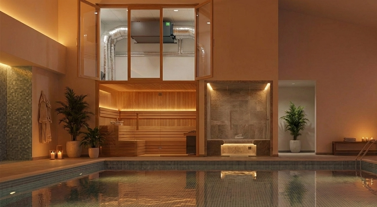 Kanaleintrockner für Schwimmbäder: Energiesparende Technologien Mycond MSHAC