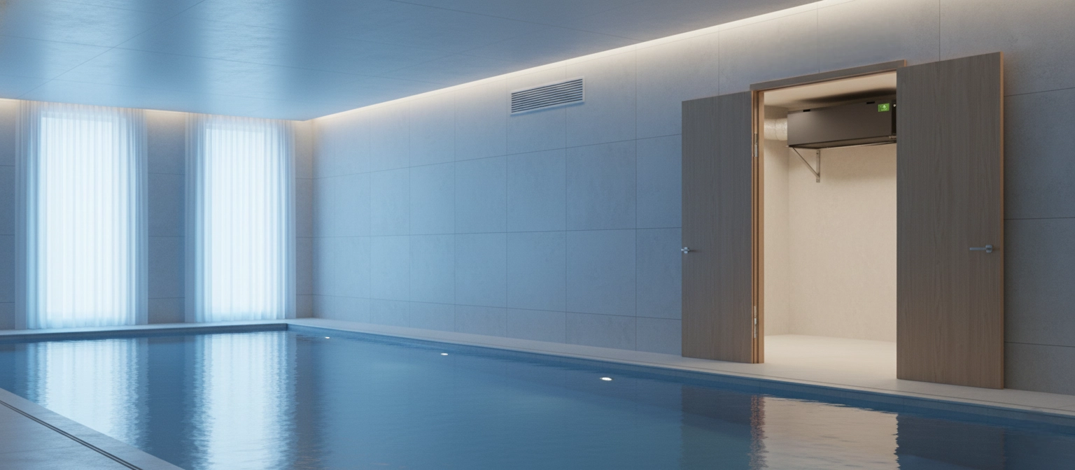 Kanaleintrockner für Schwimmbäder: Klare und trockene Atmosphäre Mycond MSHAC