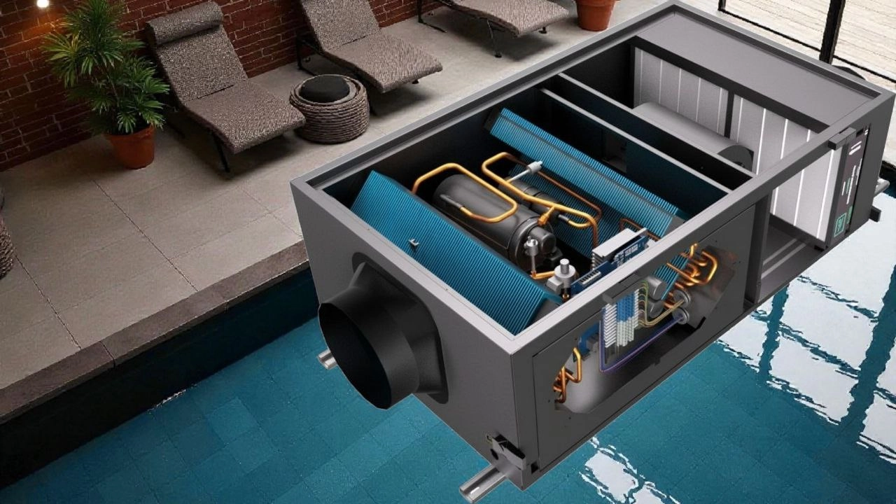 Kanalentfeuchter für Schwimmbäder: Automatisches Einschalten - Mycond MSHAC