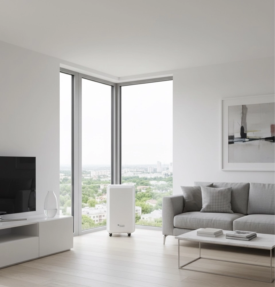 Luftentfeuchter für das Schlafzimmer leiser Nachtmodus Mycond Roomer Smart 12