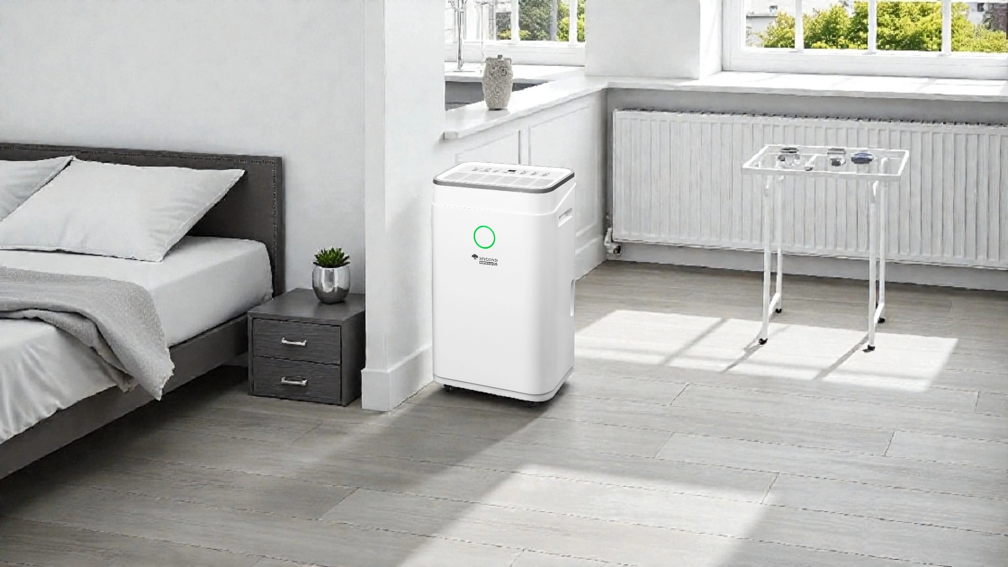 Luftentfeuchter mit automatischer Abschaltung: Sicherer Betrieb Mycond Roomer Smart 25