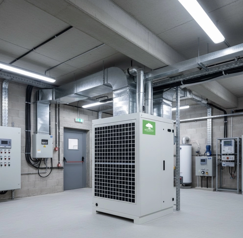 Luftentfeuchter mit Manometern zur Druckkontrolle der Systeme Mycond MID MSP