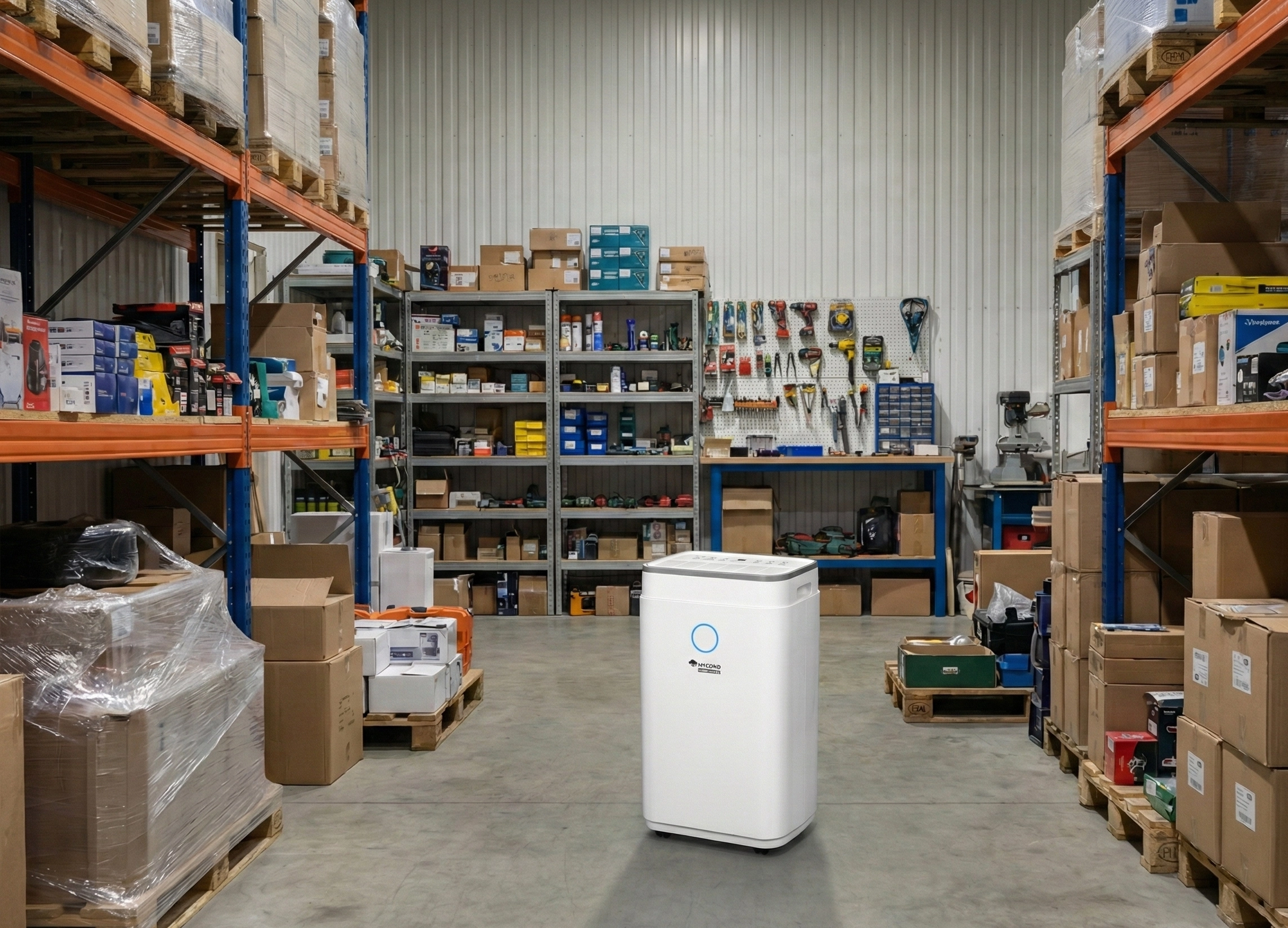 Trocknungssysteme für Lager zum Schutz von Waren und Ausrüstung vor Feuchtigkeit