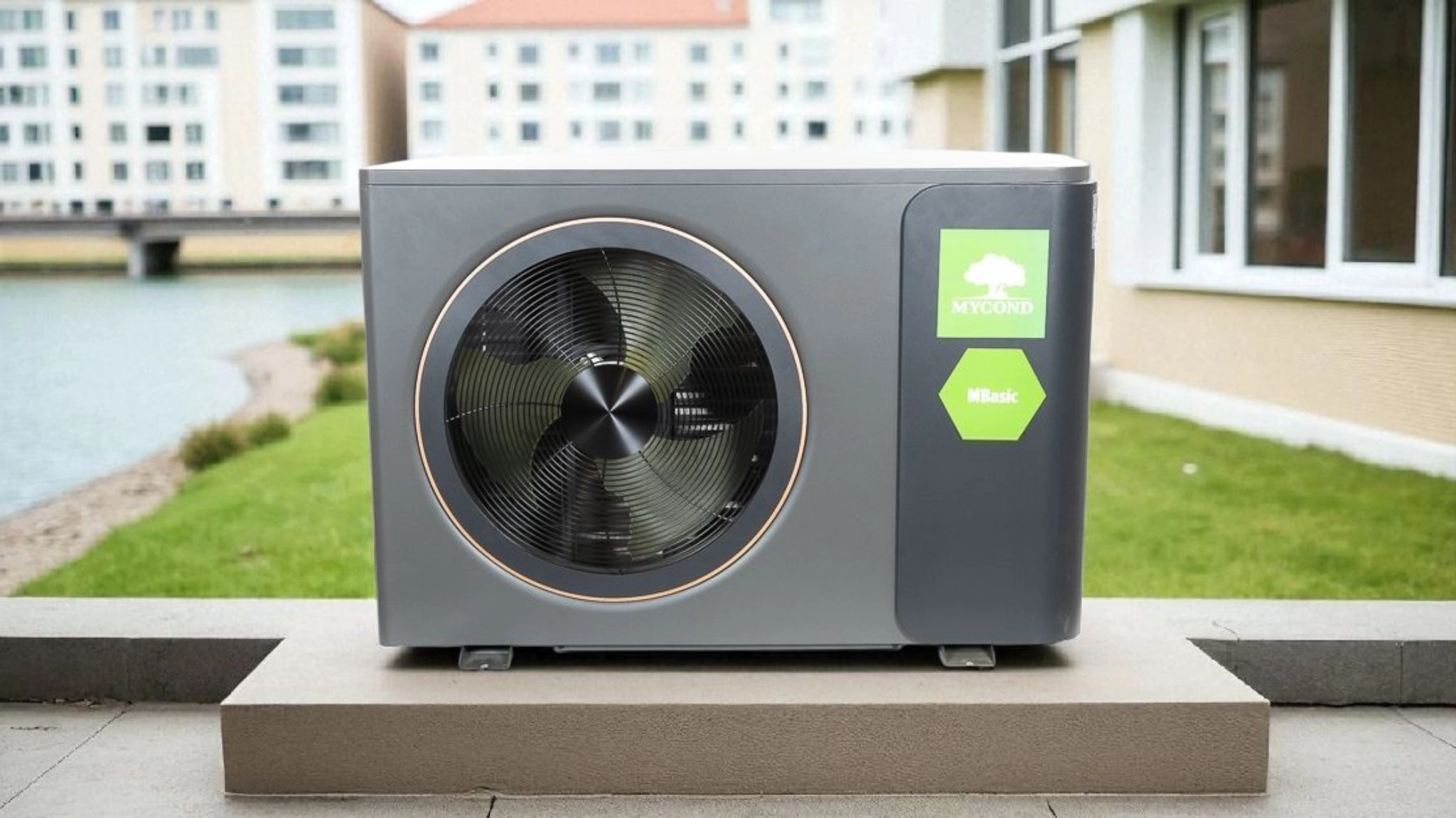 Wärmepumpe für Heizen und Kühlen das ganze Jahr über Mycond MBasic