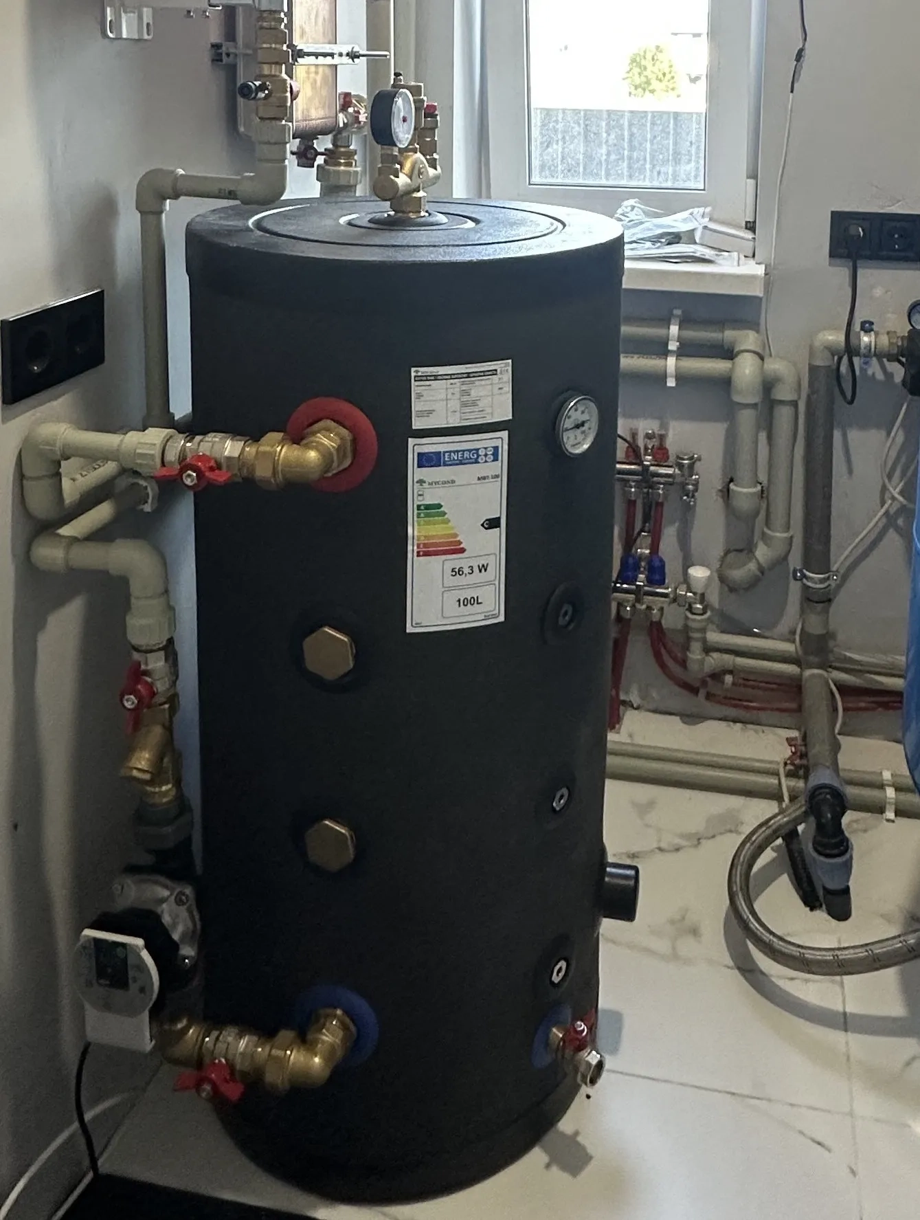 Privathaus mit Mycond Wärmepumpe MBasic