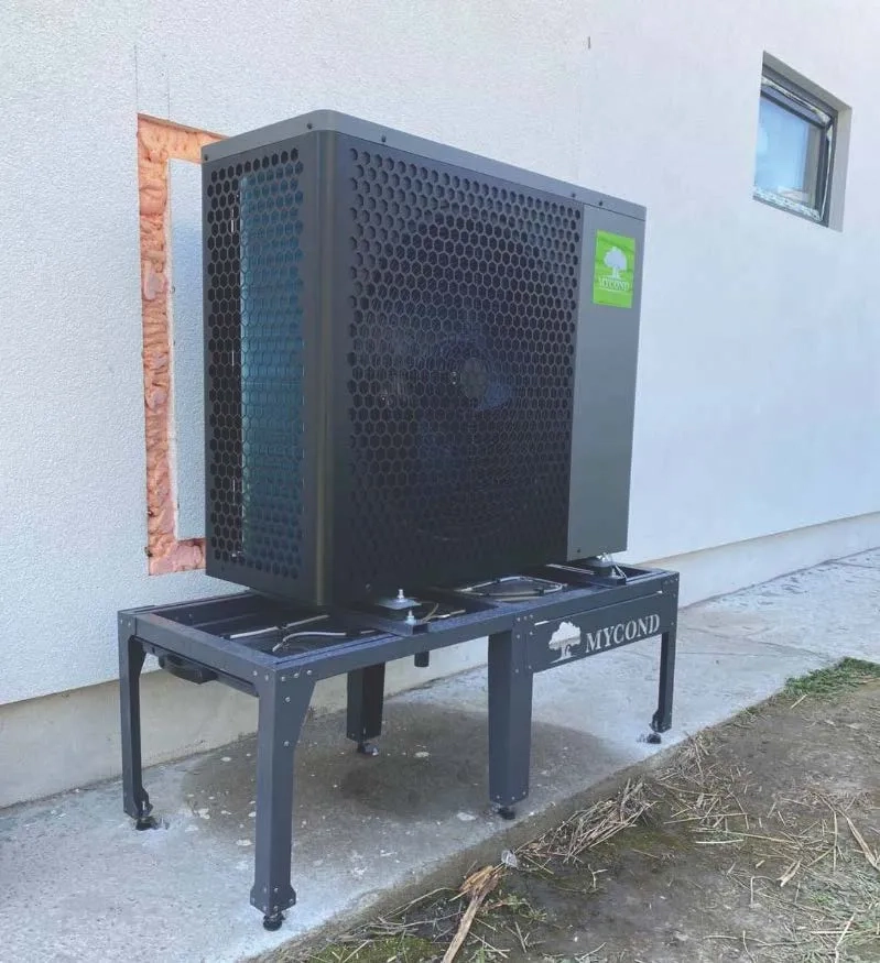 Heizung von Wohnhäusern mit der Mycond BeeHeat Split-Wärmepumpe